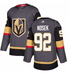 Mens Adidas Vegas Golden Knights 92 Tomas Nosek Authentic Gray Home NHL Jersey Mens Adidas Vegas Golden Knights 92 Tomas Nosek Authentic Gray Home NHL Jersey