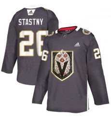 Vegas Golden Knights 26 Paul Stastny Gray Dia De Los Muertos Adidas Jersey Vegas Golden Knights 26 Paul Stastny Gray Dia De Los Muertos Adidas Jersey