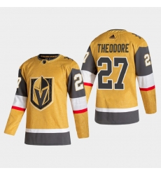 Vegas Golden Knights 27 Shea Theodore Men Adidas 2020 21 Authentic Player Alternate Stitched NHL Jersey Gold Vegas Golden Knights 27 Shea Theodore Men Adidas 2020 21 Authentic Player Alternate Stitched NHL Jersey Gold