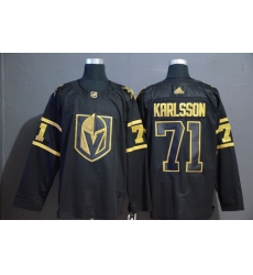 Vegas Golden Knights 71 William Karlsson Black With Special Glittery Logo Adidas Jersey Vegas Golden Knights 71 William Karlsson Black With Special Glittery Logo Adidas Jersey