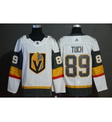 Vegas Golden Knights 89 Alex Tuch White With Special Glittery Logo Adidas Jersey Vegas Golden Knights 89 Alex Tuch White With Special Glittery Logo Adidas Jersey