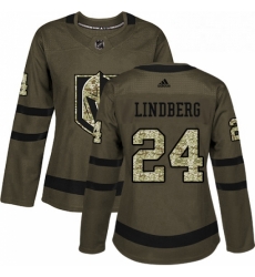 Womens Adidas Vegas Golden Knights 24 Oscar Lindberg Authentic Green Salute to Service NHL Jersey Womens Adidas Vegas Golden Knights 24 Oscar Lindberg Authentic Green Salute to Service NHL Jersey