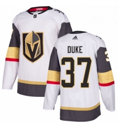 Womens Adidas Vegas Golden Knights 37 Reid Duke Authentic White Away NHL Jersey Womens Adidas Vegas Golden Knights 37 Reid Duke Authentic White Away NHL Jersey