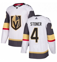 Womens Adidas Vegas Golden Knights 4 Clayton Stoner Authentic White Away NHL Jersey Womens Adidas Vegas Golden Knights 4 Clayton Stoner Authentic White Away NHL Jersey