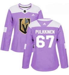 Womens Adidas Vegas Golden Knights 67 Teemu Pulkkinen Authentic Purple Fights Cancer Practice NHL Jersey Womens Adidas Vegas Golden Knights 67 Teemu Pulkkinen Authentic Purple Fights Cancer Practice NHL Jersey