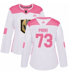 Womens Adidas Vegas Golden Knights 73 Brandon Pirri Authentic WhitePink Fashion NHL Jersey Womens Adidas Vegas Golden Knights 73 Brandon Pirri Authentic WhitePink Fashion NHL Jersey