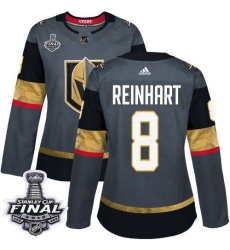 womens griffin reinhart vegas golden knights jersey gray adidas 8 nhl home 2018 stanley cup final authentic womens griffin reinhart vegas golden knights jersey gray adidas 8 nhl home 2018 stanley cup final authentic