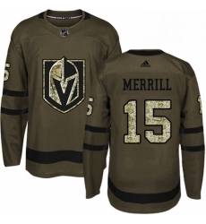 Youth Adidas Vegas Golden Knights 15 Jon Merrill Authentic Green Salute to Service NHL Jersey Youth Adidas Vegas Golden Knights 15 Jon Merrill Authentic Green Salute to Service NHL Jersey