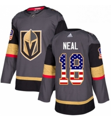 Youth Adidas Vegas Golden Knights 18 James Neal Authentic Gray USA Flag Fashion NHL Jersey Youth Adidas Vegas Golden Knights 18 James Neal Authentic Gray USA Flag Fashion NHL Jersey