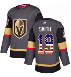 Youth Adidas Vegas Golden Knights 19 Reilly Smith Authentic Gray USA Flag Fashion NHL Jersey Youth Adidas Vegas Golden Knights 19 Reilly Smith Authentic Gray USA Flag Fashion NHL Jersey