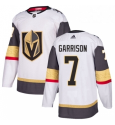 Youth Adidas Vegas Golden Knights 7 Jason Garrison Authentic White Away NHL Jersey Youth Adidas Vegas Golden Knights 7 Jason Garrison Authentic White Away NHL Jersey