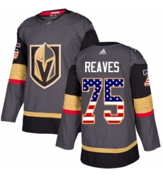 Youth Adidas Vegas Golden Knights 75 Ryan Reaves Authentic Gray USA Flag Fashion NHL Jersey Youth Adidas Vegas Golden Knights 75 Ryan Reaves Authentic Gray USA Flag Fashion NHL Jersey