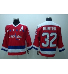 Capitals #32 Hunter Stitched CCM Throwback Red NHL Jersey Capitals #32 Hunter Stitched CCM Throwback Red NHL Jersey