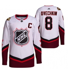 Men Washington Capitals 8 Alex Ovechkin 2022 All Star White Stitched Jersey Men Washington Capitals 8 Alex Ovechkin 2022 All Star White Stitched Jersey