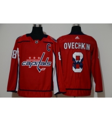Men Washington Capitals 8 Alexander Ovechkin Red Adidas Fashion Jersey Men Washington Capitals 8 Alexander Ovechkin Red Adidas Fashion Jersey
