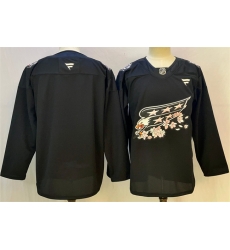 Men Washington Capitals Blank Black Cherry Blossom Stitched Hockey Jersey Men Washington Capitals Blank Black Cherry Blossom Stitched Hockey Jersey