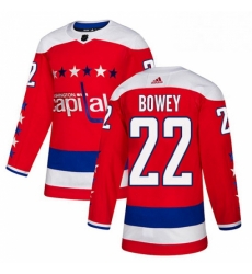 Mens Adidas Washington Capitals 22 Madison Bowey Authentic Red Alternate NHL Jersey Mens Adidas Washington Capitals 22 Madison Bowey Authentic Red Alternate NHL Jersey
