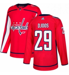 Mens Adidas Washington Capitals 29 Christian Djoos Premier Red Home NHL Jersey Mens Adidas Washington Capitals 29 Christian Djoos Premier Red Home NHL Jersey