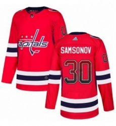Mens Adidas Washington Capitals 30 Ilya Samsonov Authentic Red Drift Fashion NHL Jersey Mens Adidas Washington Capitals 30 Ilya Samsonov Authentic Red Drift Fashion NHL Jersey