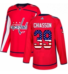 Mens Adidas Washington Capitals 39 Alex Chiasson Authentic Red USA Flag Fashion NHL Jersey Mens Adidas Washington Capitals 39 Alex Chiasson Authentic Red USA Flag Fashion NHL Jersey