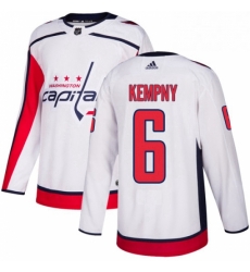 Mens Adidas Washington Capitals 6 Michal Kempny Authentic White Away NHL Jersey Mens Adidas Washington Capitals 6 Michal Kempny Authentic White Away NHL Jersey