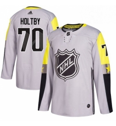 Mens Adidas Washington Capitals 70 Braden Holtby Authentic Gray 2018 All Star Metro Division NHL Jersey Mens Adidas Washington Capitals 70 Braden Holtby Authentic Gray 2018 All Star Metro Division NHL Jersey