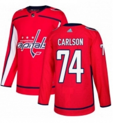 Mens Adidas Washington Capitals 74 John Carlson Authentic Red Home NHL Jersey Mens Adidas Washington Capitals 74 John Carlson Authentic Red Home NHL Jersey