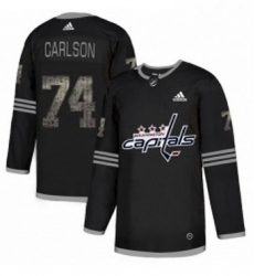 Mens Adidas Washington Capitals 74 John Carlson Black 1 Authentic Classic Stitched NHL Jersey Mens Adidas Washington Capitals 74 John Carlson Black 1 Authentic Classic Stitched NHL Jersey