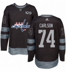 Mens Adidas Washington Capitals 74 John Carlson Premier Black 1917 2017 100th Anniversary NHL Jersey Mens Adidas Washington Capitals 74 John Carlson Premier Black 1917 2017 100th Anniversary NHL Jersey