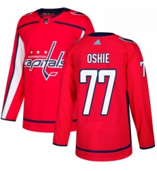 Mens Adidas Washington Capitals 77 TJ Oshie Authentic Red Home NHL Jersey Mens Adidas Washington Capitals 77 TJ Oshie Authentic Red Home NHL Jersey