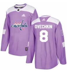 Mens Adidas Washington Capitals 8 Alex Ovechkin Authentic Purple Fights Cancer Practice NHL Jersey Mens Adidas Washington Capitals 8 Alex Ovechkin Authentic Purple Fights Cancer Practice NHL Jersey