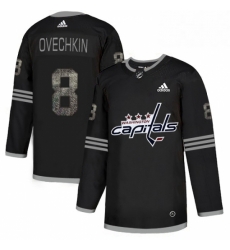 Mens Adidas Washington Capitals 8 Alex Ovechkin Black 1 Authentic Classic Stitched NHL Jersey Mens Adidas Washington Capitals 8 Alex Ovechkin Black 1 Authentic Classic Stitched NHL Jersey