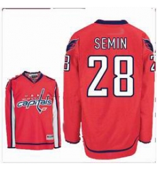 RBK hockey jerseys Washington Capitals 28 semin red RBK hockey jerseys Washington Capitals 28 semin red