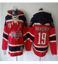 Washington Capitals #19 Nicklas Backstrom Red Sawyer Hooded Sweatshirt Stitched NHL jersey Washington Capitals #19 Nicklas Backstrom Red Sawyer Hooded Sweatshirt Stitched NHL jersey