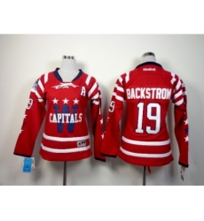 NHL Women Washington Capitals #19 Nicklas Backstrom Red Stitched Jerseys(2015 Winter Classic) NHL Women Washington Capitals #19 Nicklas Backstrom Red Stitched Jerseys(2015 Winter Classic)