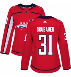 Womens Adidas Washington Capitals 31 Philipp Grubauer Premier Red Home NHL Jersey Womens Adidas Washington Capitals 31 Philipp Grubauer Premier Red Home NHL Jersey