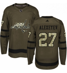 Youth Adidas Washington Capitals 27 Alexander Alexeyev Authentic Green Salute to Service NHL Jerse Youth Adidas Washington Capitals 27 Alexander Alexeyev Authentic Green Salute to Service NHL Jerse