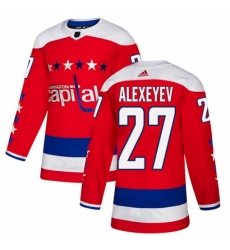 Youth Adidas Washington Capitals 27 Alexander Alexeyev Authentic Red Alternate NHL Jersey Youth Adidas Washington Capitals 27 Alexander Alexeyev Authentic Red Alternate NHL Jersey