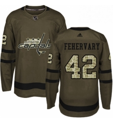 Youth Adidas Washington Capitals 42 Martin Fehervary Authentic Green Salute to Service NHL Jerse Youth Adidas Washington Capitals 42 Martin Fehervary Authentic Green Salute to Service NHL Jerse
