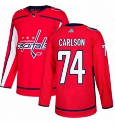 Youth Adidas Washington Capitals 74 John Carlson Premier Red Home NHL Jersey Youth Adidas Washington Capitals 74 John Carlson Premier Red Home NHL Jersey