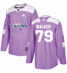 Youth Adidas Washington Capitals 79 Nathan Walker Authentic Purple Fights Cancer Practice NHL Jersey Youth Adidas Washington Capitals 79 Nathan Walker Authentic Purple Fights Cancer Practice NHL Jersey