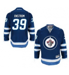 2012 new Winnipeg Jets #39 Tobias Enstrom Blue Jersey 2012 new Winnipeg Jets #39 Tobias Enstrom Blue Jersey
