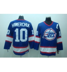 Jets #10 Dale Hawerchuk Stitched Blue CCM Throwback NHL Jersey Jets #10 Dale Hawerchuk Stitched Blue CCM Throwback NHL Jersey