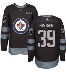 Jets #39 Tobias Enstrom Black 1917 2017 100th Anniversary Stitched NHL Jersey Jets #39 Tobias Enstrom Black 1917 2017 100th Anniversary Stitched NHL Jersey