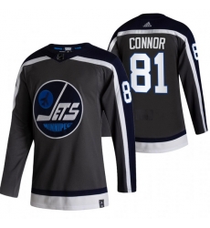 Men Winnipeg Jets 81 Kyle Connor Black Adidas 2020 21 Reverse Retro Alternate NHL Jersey Men Winnipeg Jets 81 Kyle Connor Black Adidas 2020 21 Reverse Retro Alternate NHL Jersey