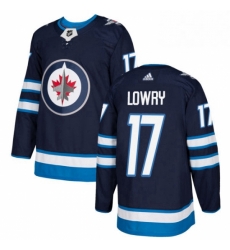 Mens Adidas Winnipeg Jets 17 Adam Lowry Authentic Navy Blue Home NHL Jersey Mens Adidas Winnipeg Jets 17 Adam Lowry Authentic Navy Blue Home NHL Jersey