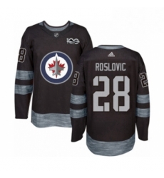 Mens Adidas Winnipeg Jets 28 Jack Roslovic Authentic Black 1917 2017 100th Anniversary NHL Jersey Mens Adidas Winnipeg Jets 28 Jack Roslovic Authentic Black 1917 2017 100th Anniversary NHL Jersey
