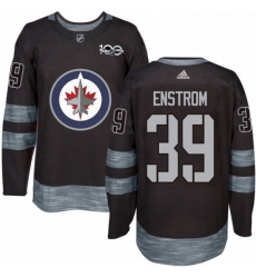 Mens Adidas Winnipeg Jets 39 Tobias Enstrom Authentic Black 1917 2017 100th Anniversary NHL Jersey Mens Adidas Winnipeg Jets 39 Tobias Enstrom Authentic Black 1917 2017 100th Anniversary NHL Jersey
