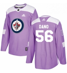 Mens Adidas Winnipeg Jets 56 Marko Dano Authentic Purple Fights Cancer Practice NHL Jersey Mens Adidas Winnipeg Jets 56 Marko Dano Authentic Purple Fights Cancer Practice NHL Jersey