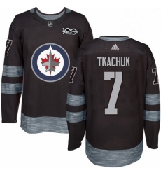 Mens Adidas Winnipeg Jets 7 Keith Tkachuk Authentic Black 1917 2017 100th Anniversary NHL Jersey Mens Adidas Winnipeg Jets 7 Keith Tkachuk Authentic Black 1917 2017 100th Anniversary NHL Jersey